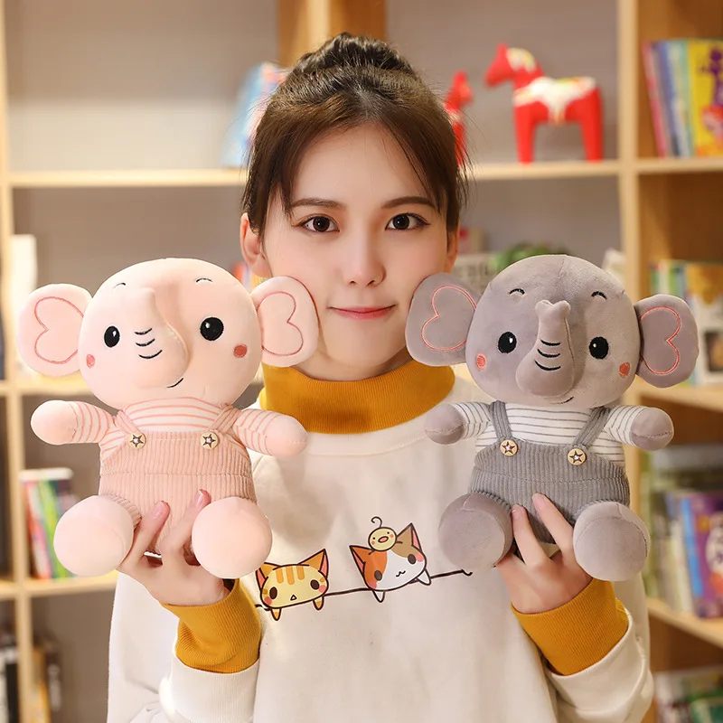 Kawaii Плюшевые игрушки-слоны кукла мягкая наполненная животными слон милые