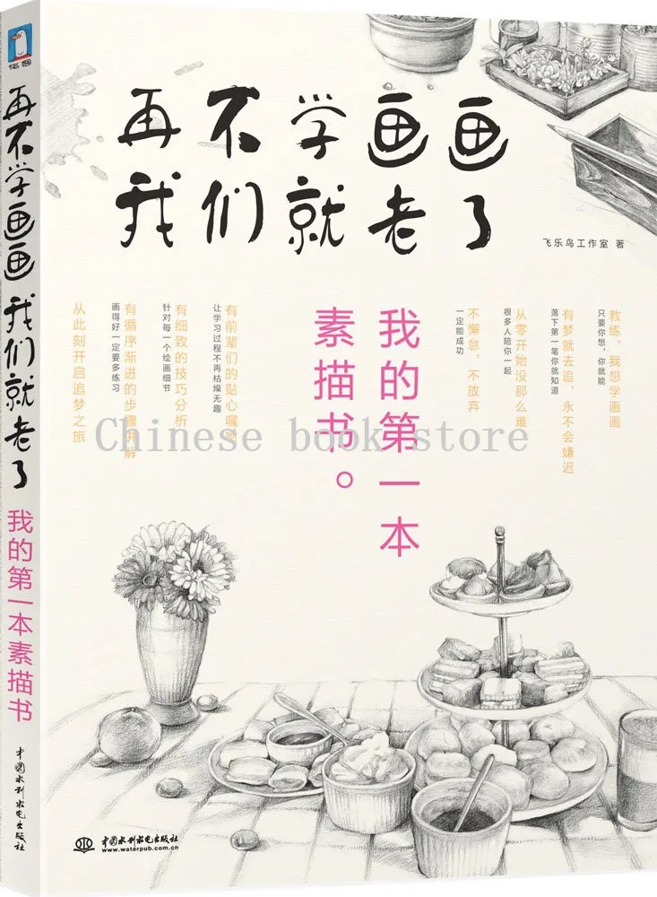 Китайская книга для рисования карандашом базовая начинающих от Feile Bird My first Sketch
