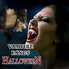 Выдвижные клыки вампира на Хэллоуин