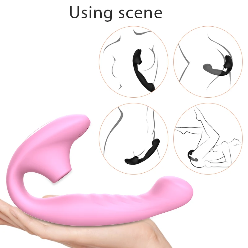 Вибратор с имитацией клитора и вагины фаллоимитатор для женщин Стимулятор