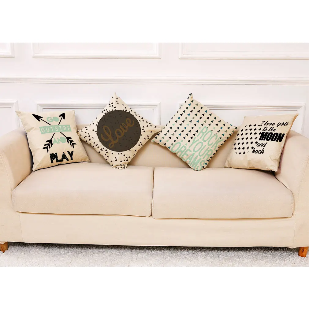 

Simple Wave Point Pillow Home Decor Accessories Pillow Cases For Bed Living Room Decoration House Square Cushion Cover 45x45cm