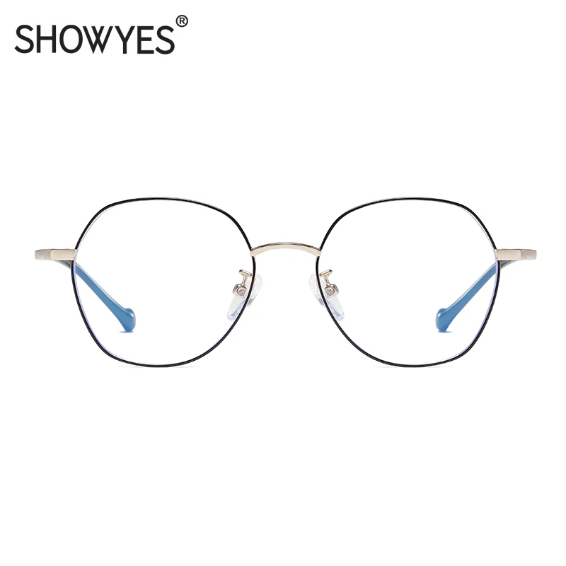 SHOWYES легкая оправа синие блокирующие компьютерные очки Женские известные