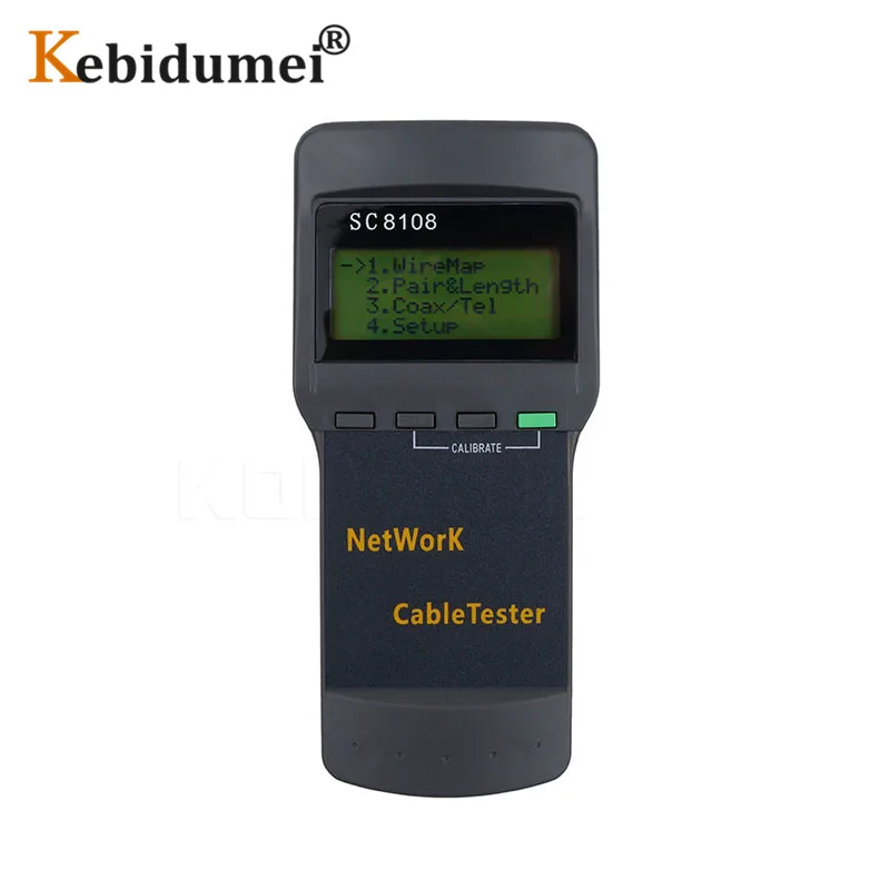 Портативный сетевой тестер SC8108 с ЖК-дисплеем и измеритель неэкранированного