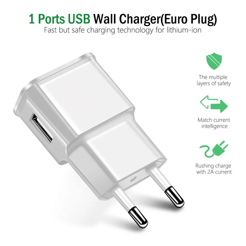 Настенное зарядное устройство Micro USB адаптер для Alcatel 1C 1X 3C 3V 3X 3 1T 7 10 Idol 5 A7 A3 XL Plus U5 HD
