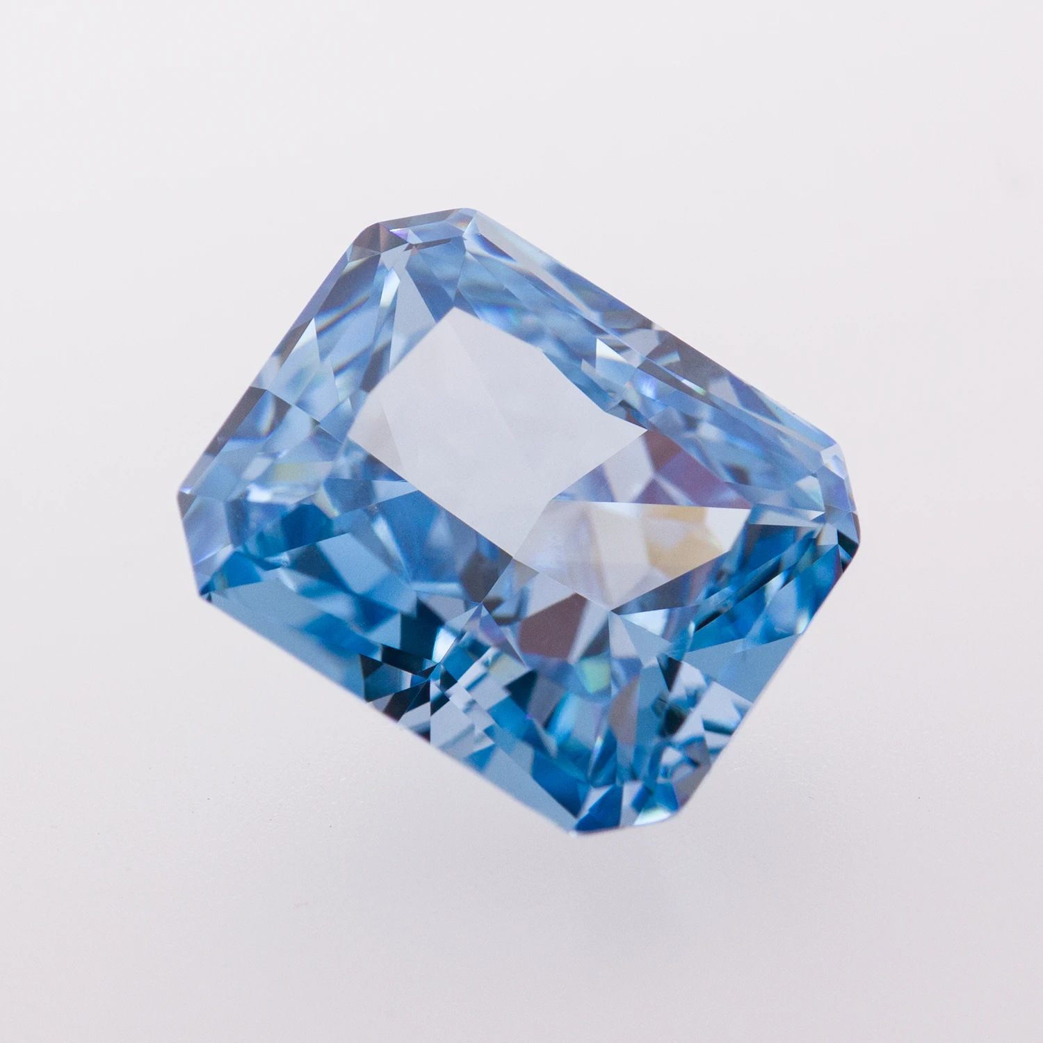 Letmexc Ice Blue с высоким содержанием углерода бриллиантами и кубическим цирконием CZ