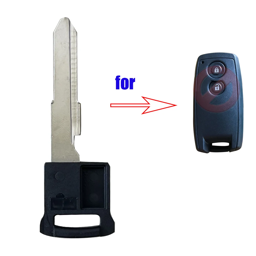Смарт-вставка удаленный Аварийный ключ HU87R Blade Uncut с чипом ID46 PCF7936AA подходит для