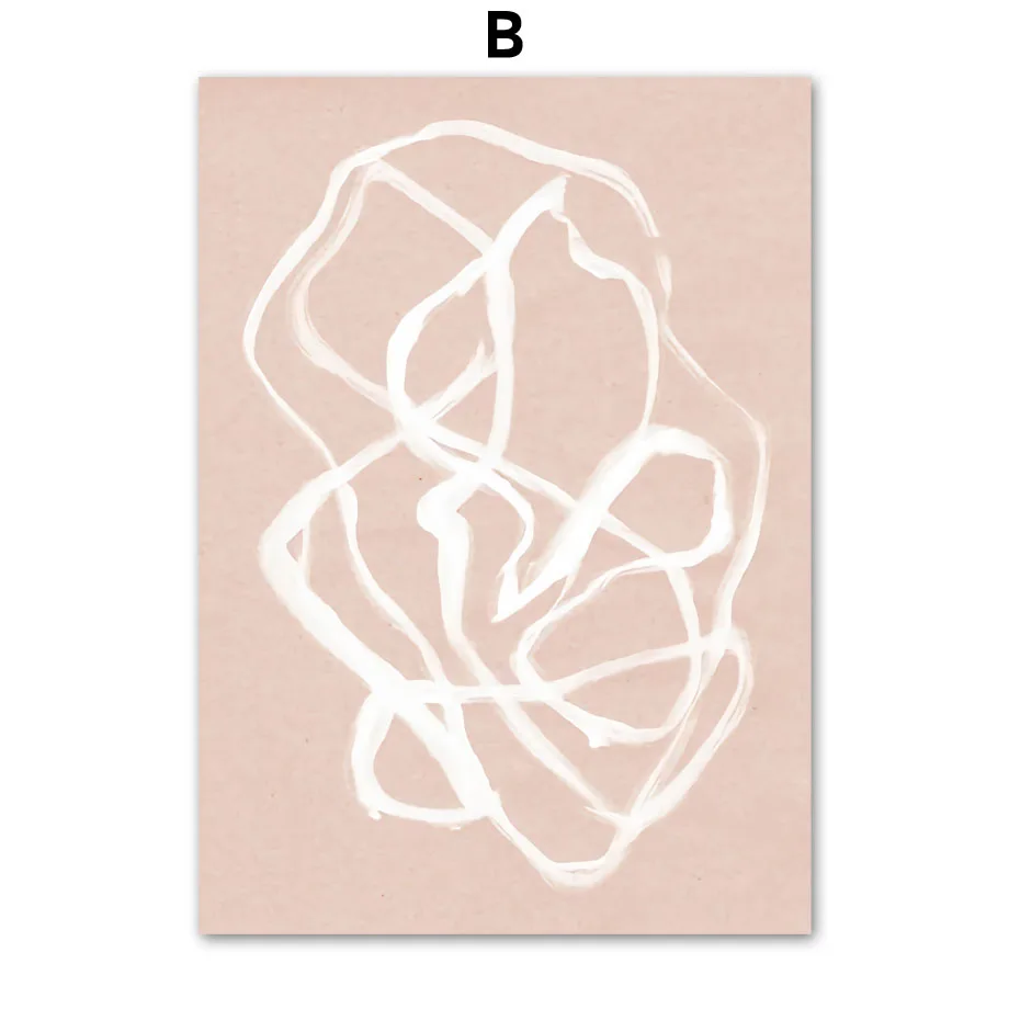 Абстрактная Линия Леди оранжевое дерево цитаты скандинавские постеры и принты