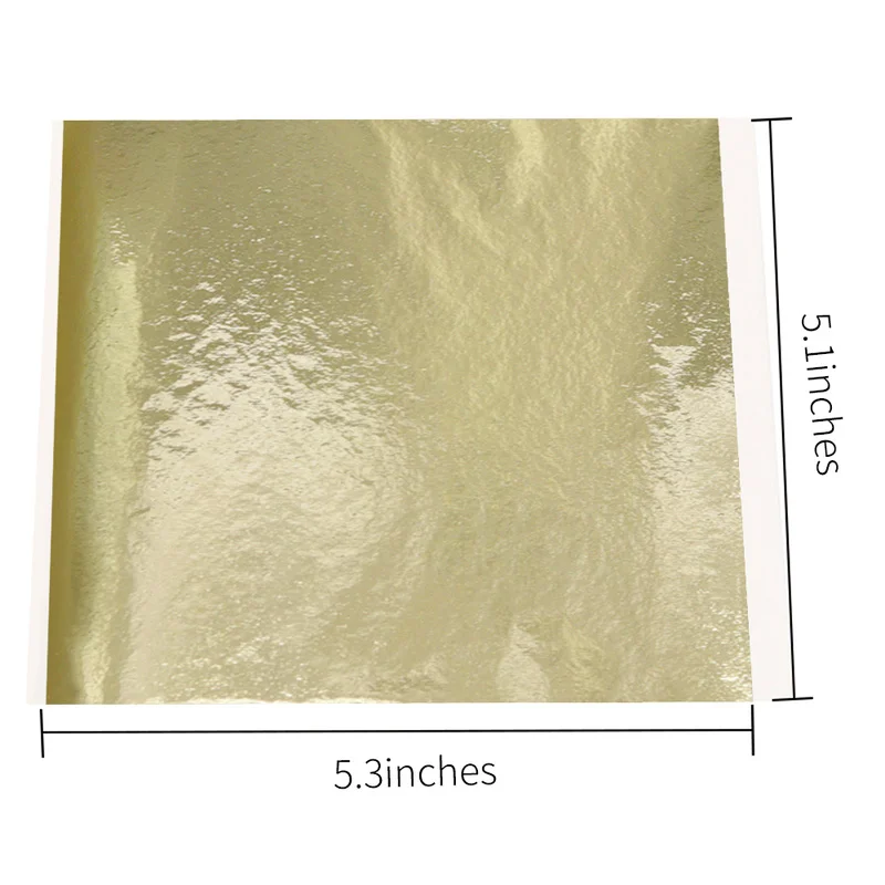 Цвета шампанского серебряного Тайваньского золотого листа имитация золотой