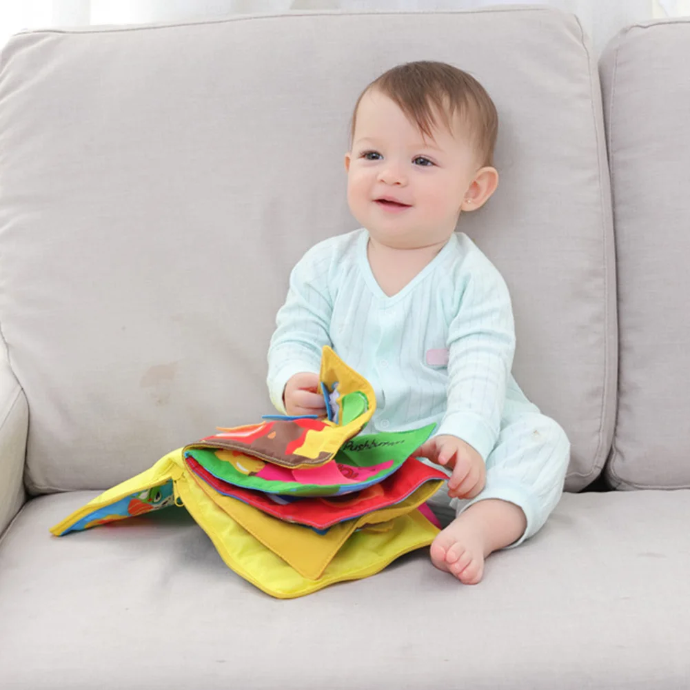 Детские развивающие игрушки Детская познавательная книга детская мягкая ткань