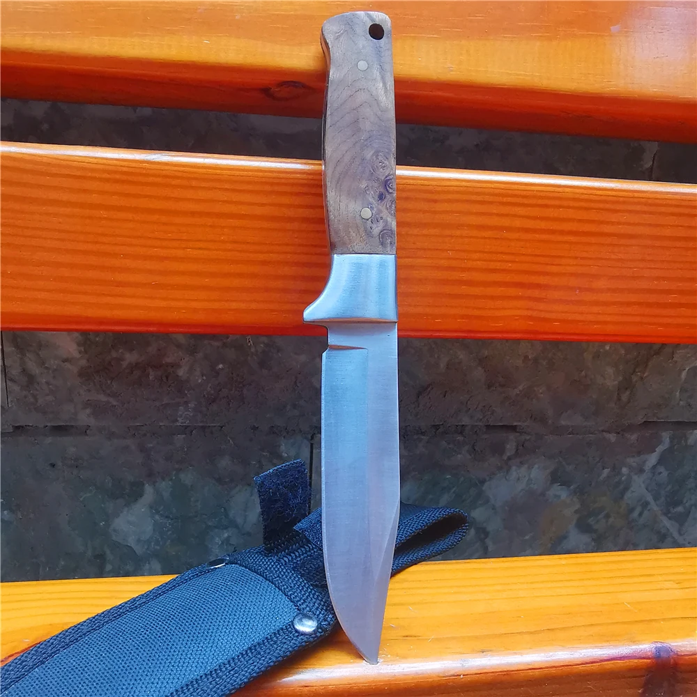 7 87 дюймовый прямой нож из нержавеющей стали деревянная ручка острый и прочный