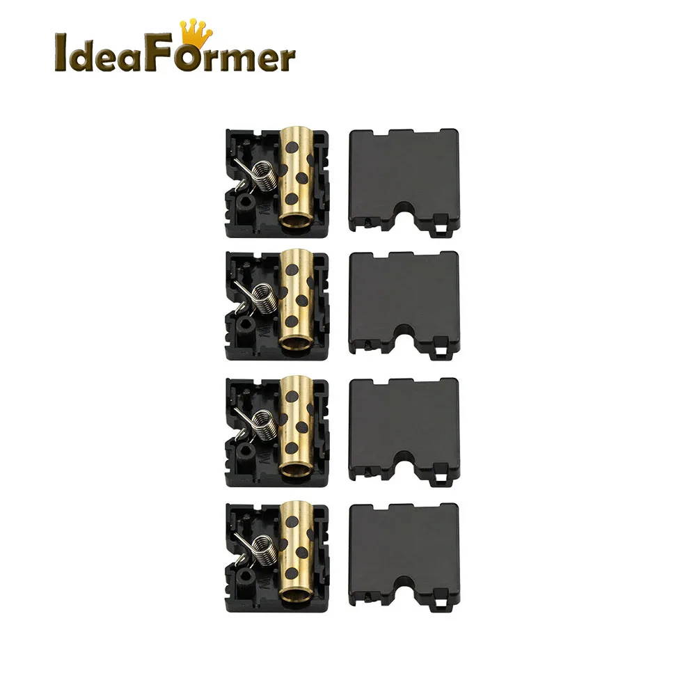 Type B Детали для 3d принтера Ultimaker 2 UM2 DIY блок-слайдер с медной втулкой+ пружина+ GT2 610 мм замкнутый ремень синхронизации - Цвет: Type B