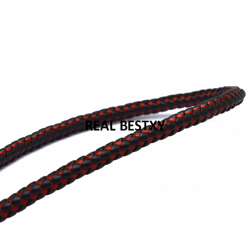 2 м/лот Кожаные Шнуры с ремешками из нержавеющей стали размером около 6*5 5 мм для