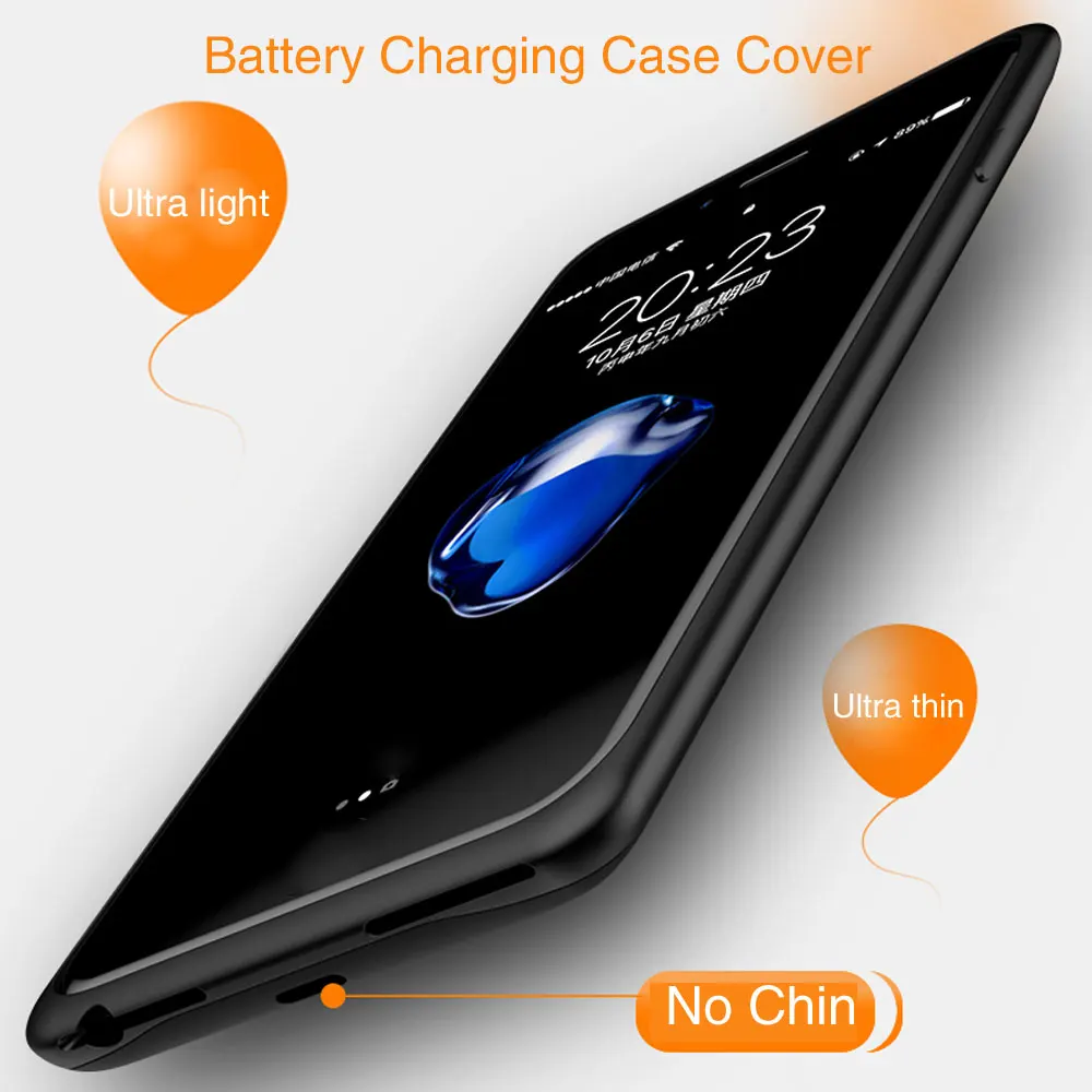 Чехол для зарядки аккумулятора для iPhone 6, 6s, 7, 8 Plus, 5000/7000 мАч, запасное зарядное устройство, чехол, чехол, внешний аккумулятор, Ультратонкий чехол