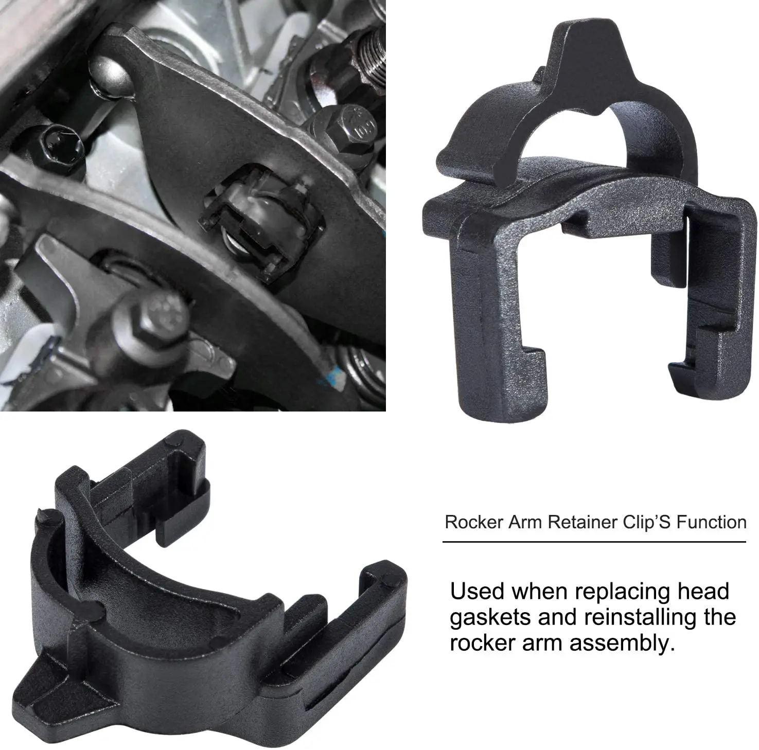 W302193 Rocker Arm Retainer Clip For 2003~2010 Ford 6.0L Powerstroke Diesel Engines Replace OEM (16 Pcs/Set) | Автомобили и