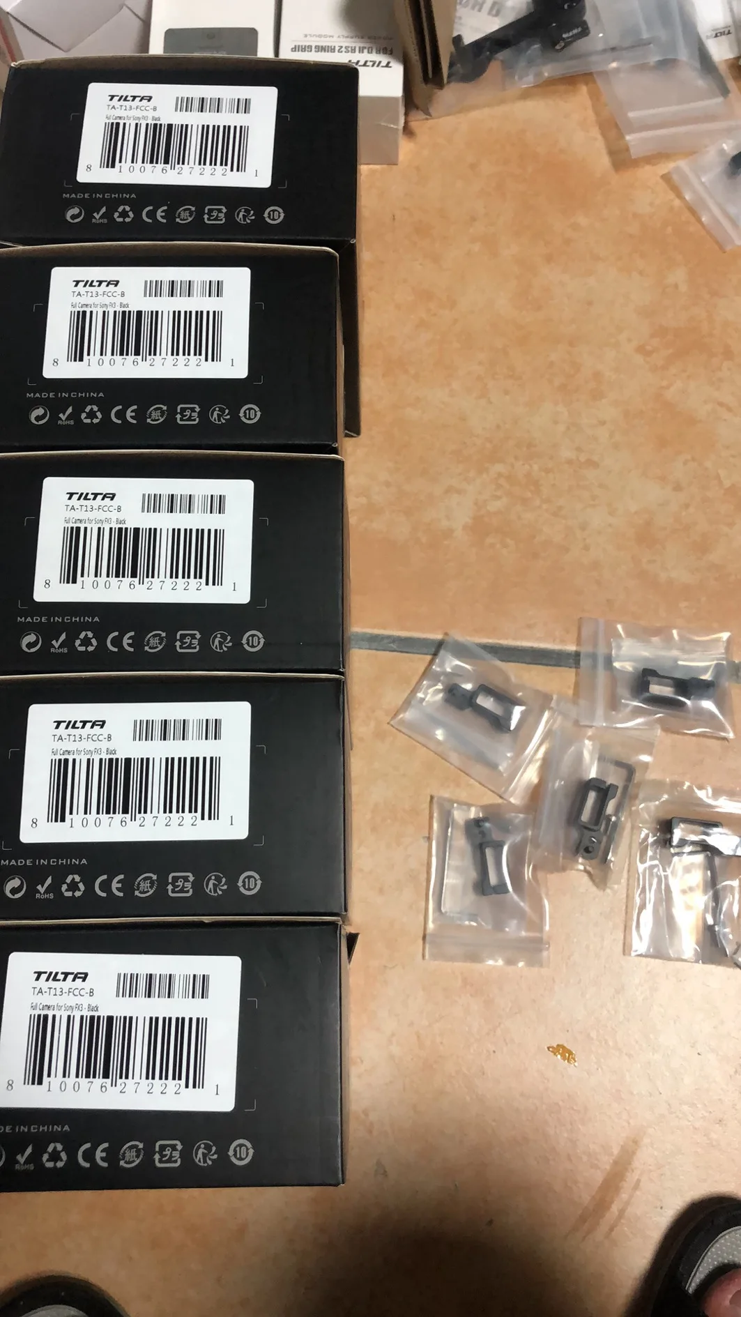 В наличии тактическая серая Кинокамера Tilta Полная Клетка для Sony FX3 базовый легкий