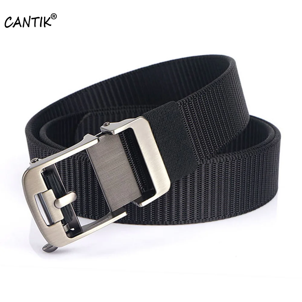 Оригинальный холщовый ремень с автоматической пряжкой геометрическим узором