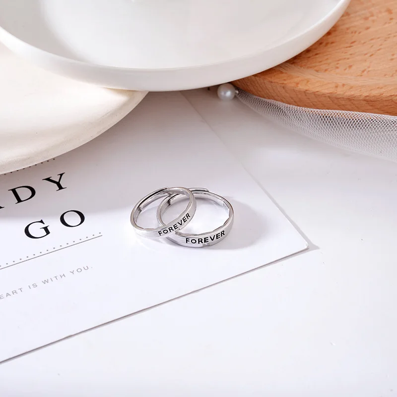 Мужское и женское кольцо для влюбленных с эффектом пуш-тяги | Украшения