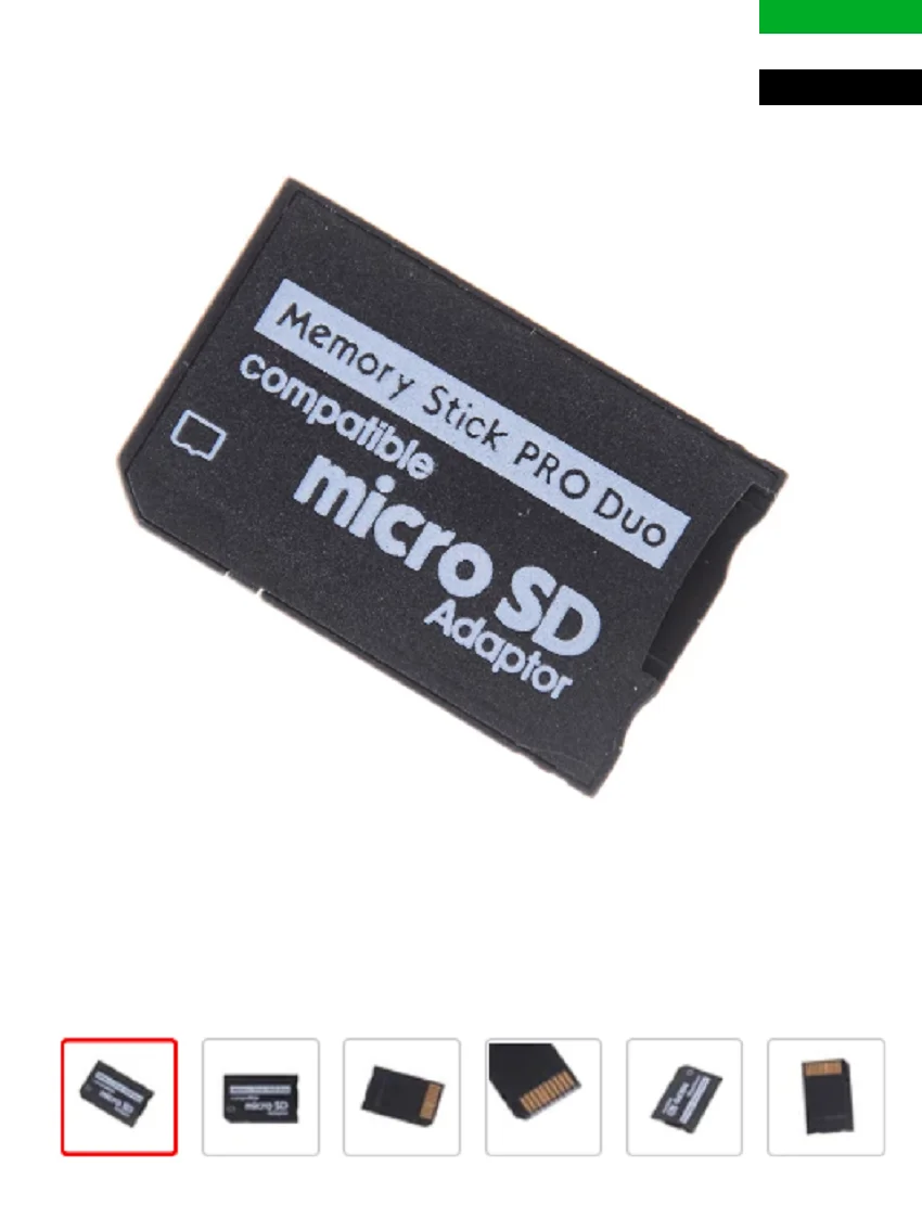 Адаптер карты Micro SD MicroSd на Psp Memory Stick Pro Duo детская игровая консоль | Электроника