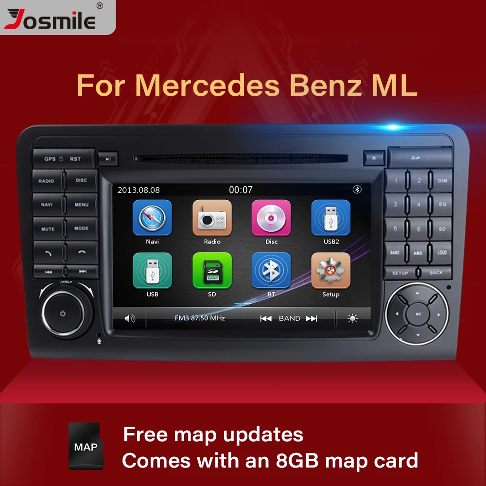 Автомобильный DVD-плеер 2 Din для Mercedes W211 E320 w222 W463 CLS350 CLS500 CLS55 E200 E220 E240 E350
