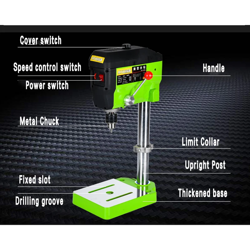 Миниатюрная электрическая дрель сделай сам микро с переменной скоростью детали