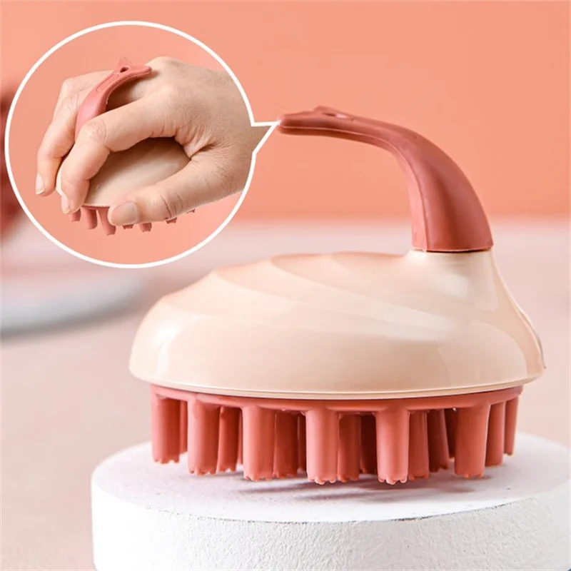 

Shampoo Silicone Head Body Scalp Massage Brush Care Tool Shower Hair Comb Portable Shampoo Brush Hair Bath Spa Brush Care Comb