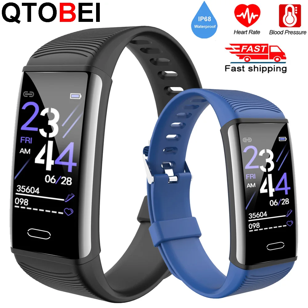 

2020 фитнес-браслет IP68 водонепроницаемый смарт-Браслет фитнес-трекер Смарт-часы монитор сердечного ритма Смарт-часы для мужчин и женщин