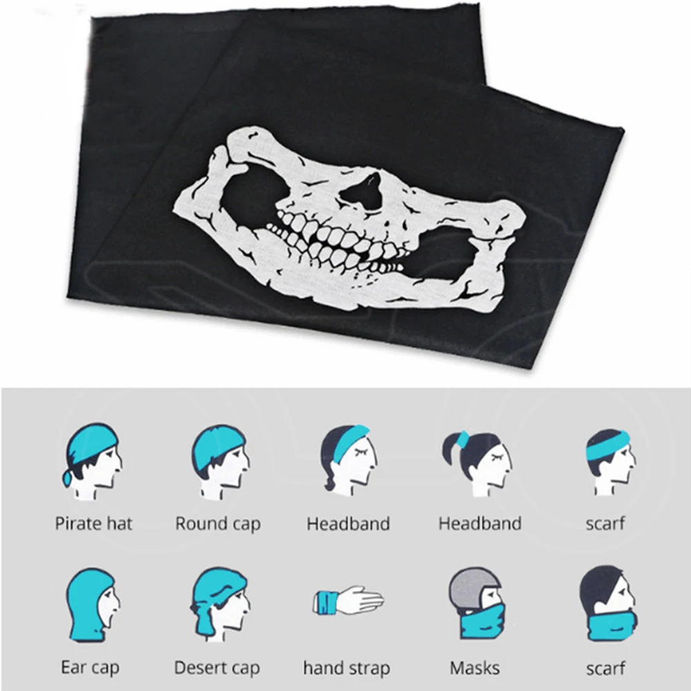 Мотоциклетная маска для лица Хэллоуина велосипеда катания на лыжах с