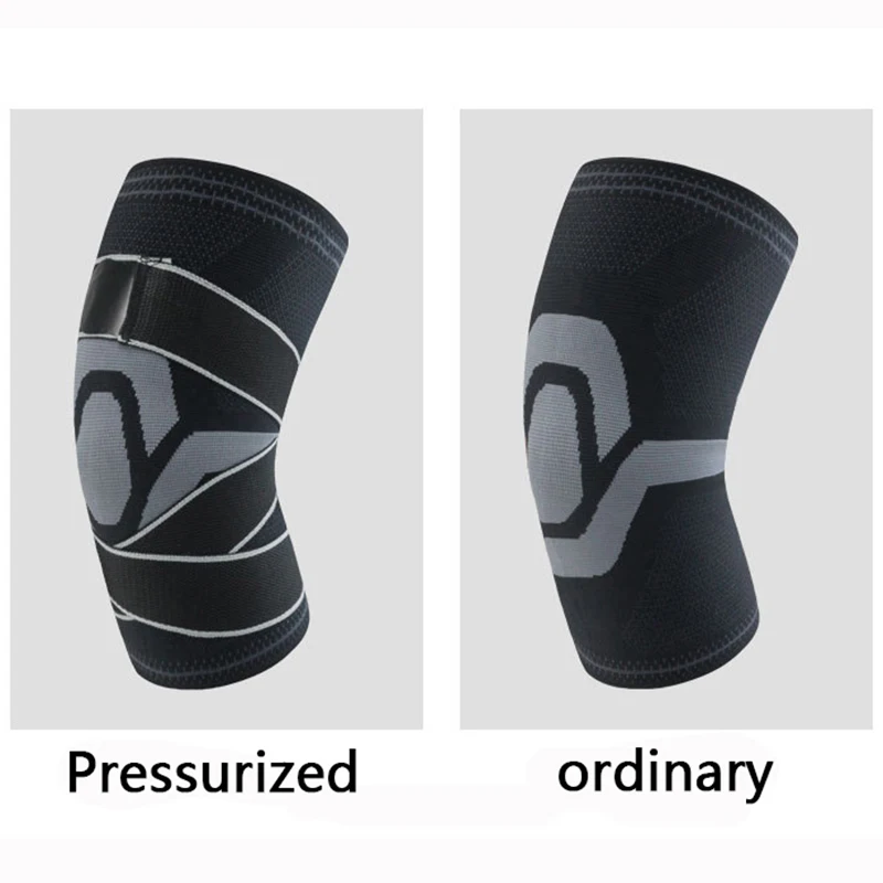 Цветные подтяжки для колена эластичные Нейлоновые Спортивные Компрессионные