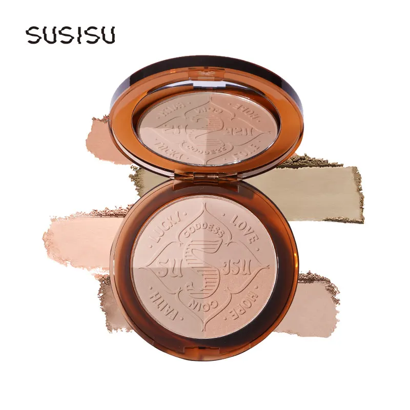 

CY Lucky Coin Four-Color Shading Powder Plate Natural Three-Dimensional Long-Lasting Repair Shadow Nose Shadow Hairline