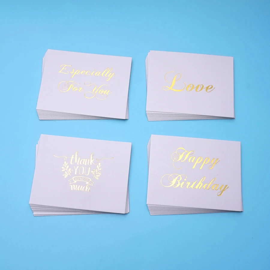 50 штук персонализированные модные бумажные Пригласительные открытки Babyshower День рождения Свадьба для благодарных гостей подарки сувениры