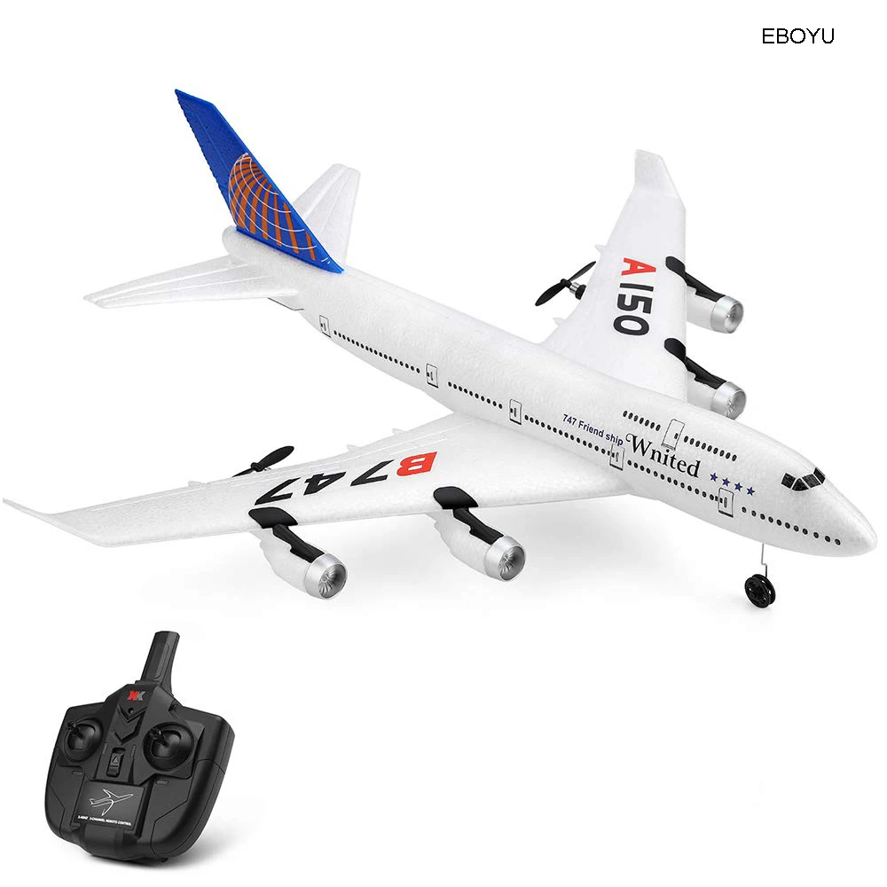 Wltoys XK A150 RC самолет Airbus B747 модель самолета фиксированное крыло 3CH EPP 2 4G пульт