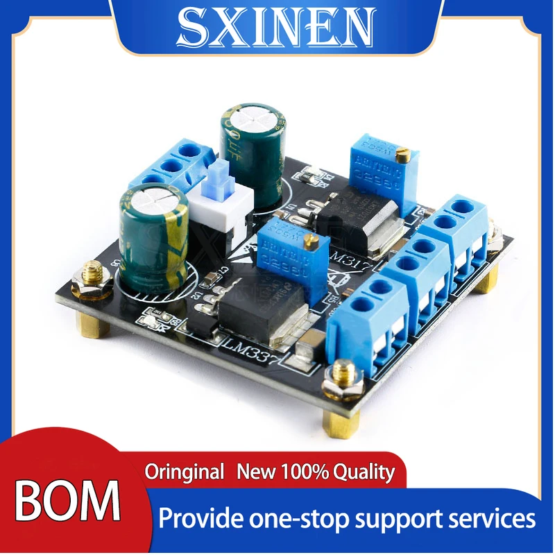LM317 + LM337 положительная отрицательная двойная мощность регулируемая плата