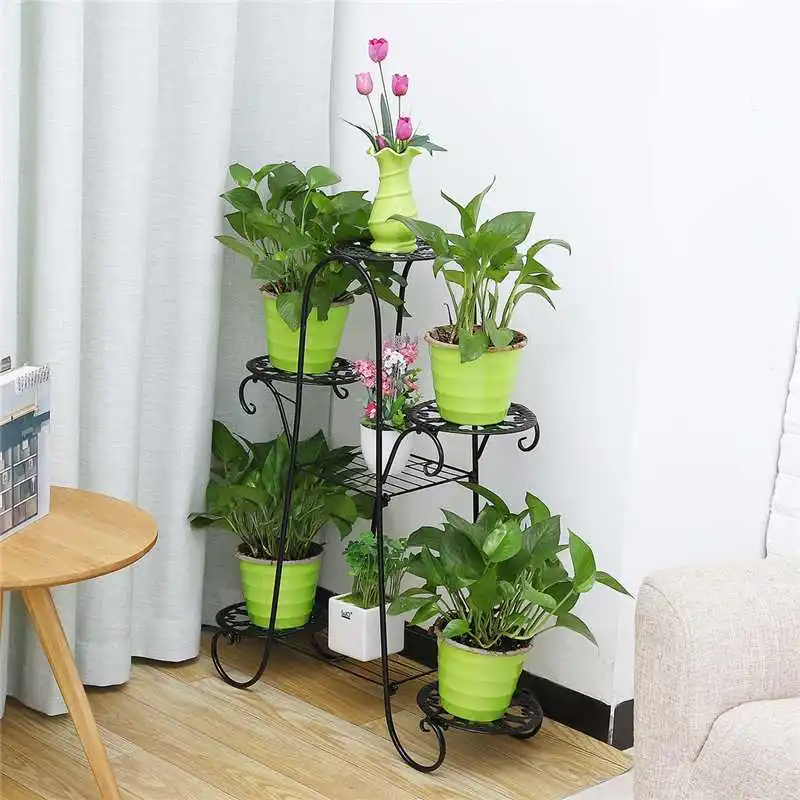 

7 Layers Flower Stand Indoor Multi-story Flower Stand Rack Floor-standing Stand 62*22*84cm Living Room Balcony Flower Pot Shelve