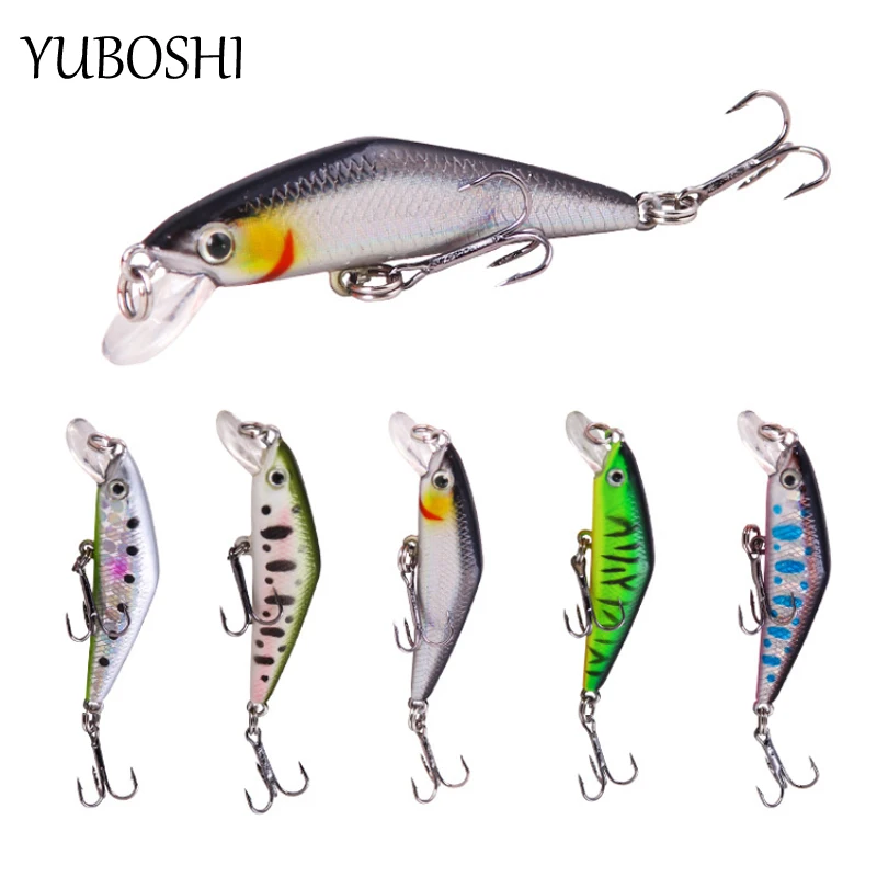 

YUBOSHI искусственная приманка на открытом воздухе, 2,7 г/6,8 см, прочная рыболовная приманка, тонущий гольян, 0,5-1,5 м, рыболовные снасти, рыба