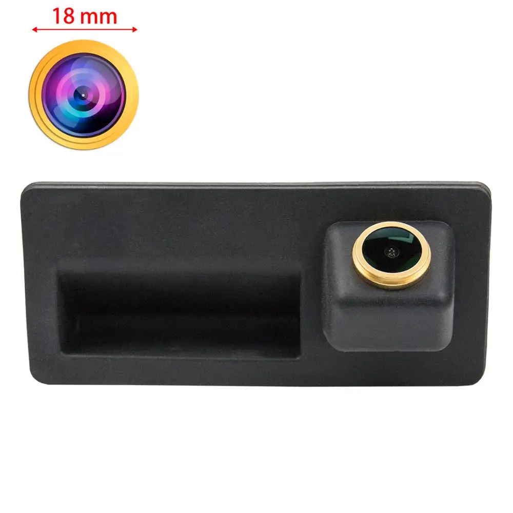 Золотая камера HD 1280x720p для Audi A4 A6 S5 Q3 VW Caddy Tiguan Golf Passat B5 B6 3C B7 Jetta Touareg Cayenne заднего