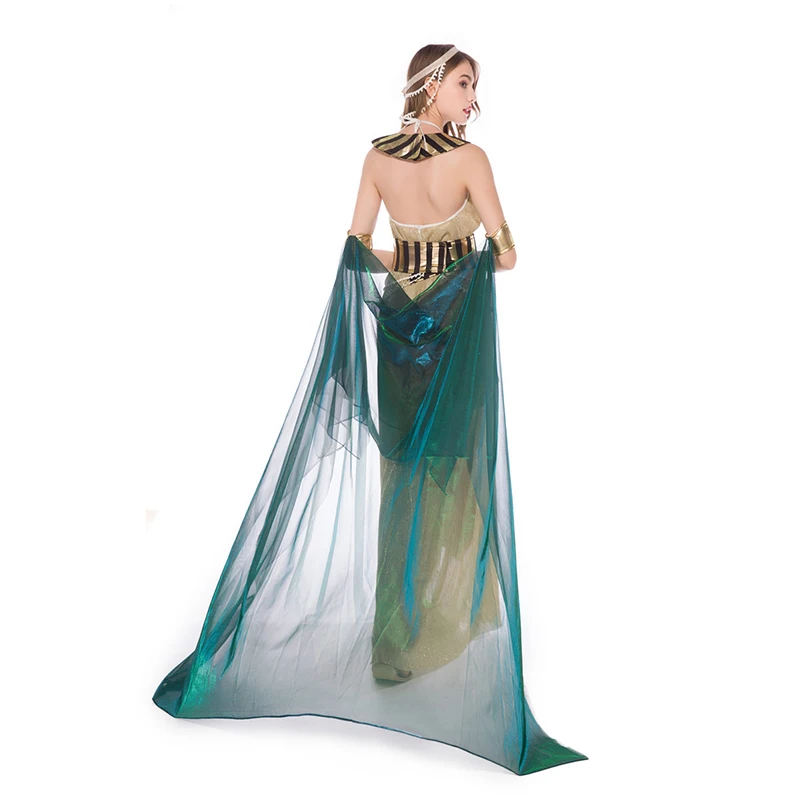 

Adult Men Glod Egyptian Pharaoh Cleopatra Cosplay Costume For Man Women Halloween Costumes Traditional Egypt Egyptian Cosplay