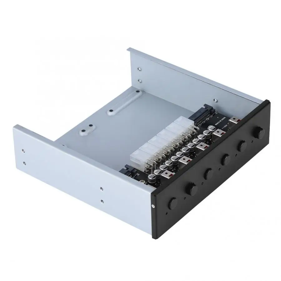6 BAY HDD Hard Drive Power Switch Controller For Desktop PC Computer SATA Disk |