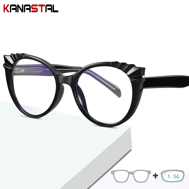 

Women Blue Light Blocking Glasses TR90 Butterfly Eyeglasses Frames Men Computer Gaming Eyewear Myopia Hyperopia Reading Glasses