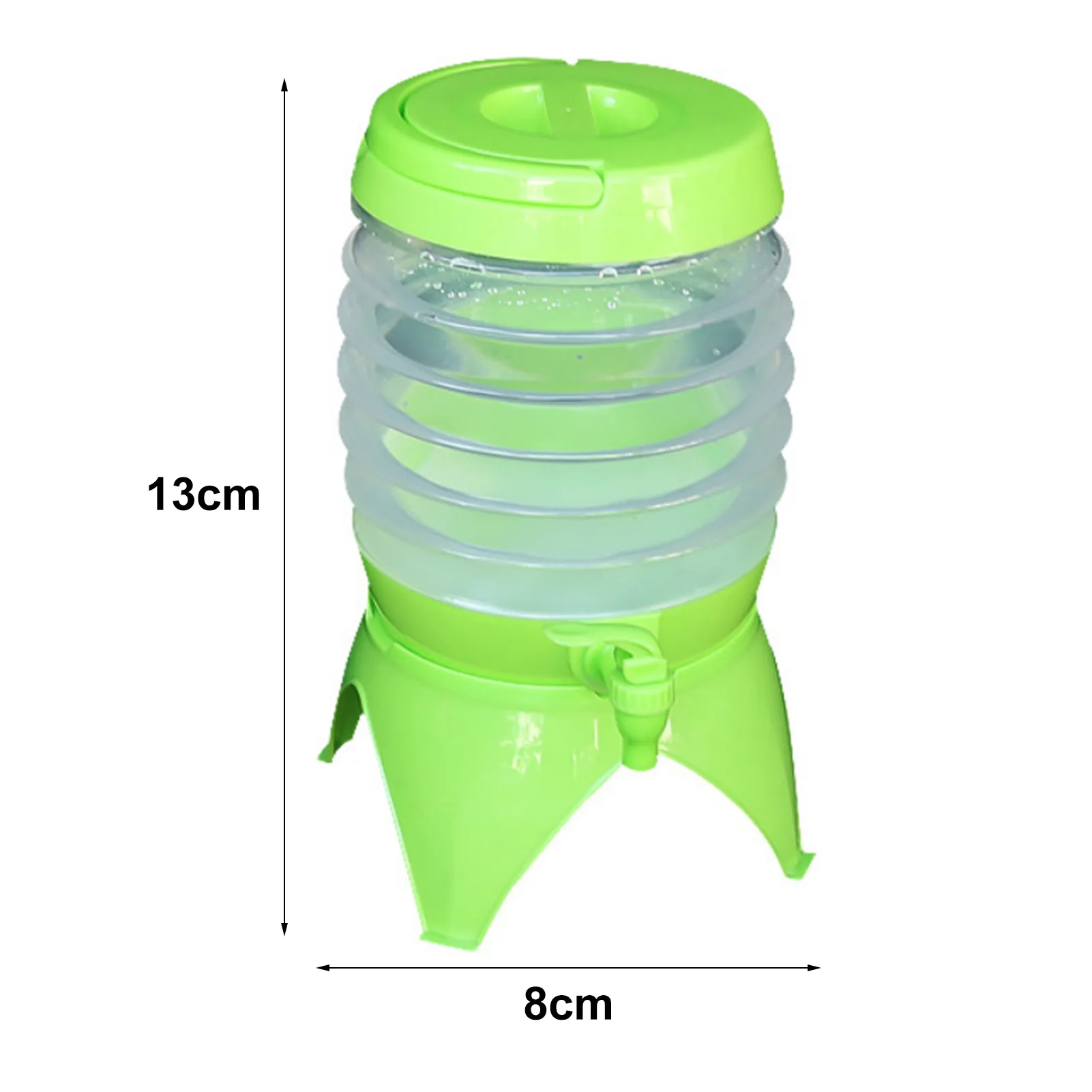 

3.5L Car Water Bucket Portable Outdoor Folding Bucket Adjustable Water Outlet Self-driving Bucket Fishing Camping Room Bucket