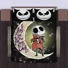 Дропшиппинг, пододеяльник с черепом, комплект постельного белья с наволочкой (только 1 Наволочка), без простыни, королева, синий, Хэллоуин