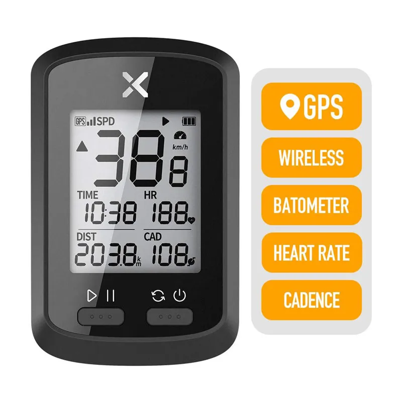 

Велосипедный компьютер XOSS G + GPS, Bluetooth 1,8 дюйма, цифровой ЖК-дисплей, Водонепроницаемый IPX7, велосипедный компьютер, спидометр
