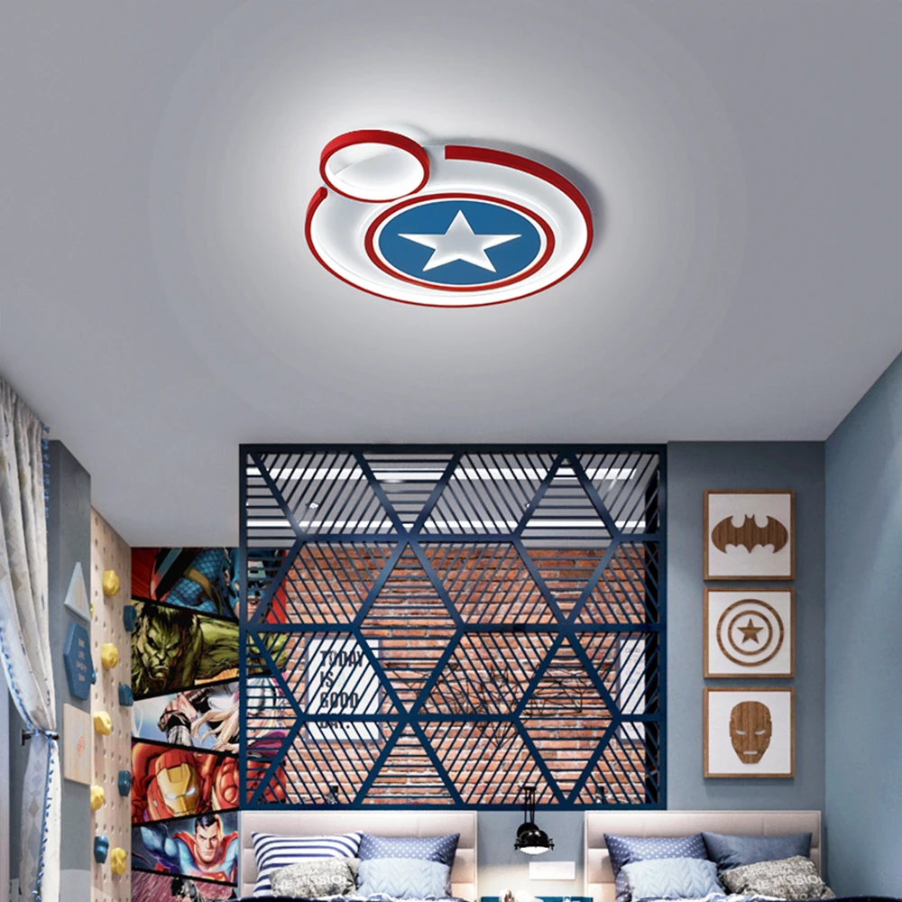 Мультфильм Звездный светильник потолочный с Пультом современная светодиодная