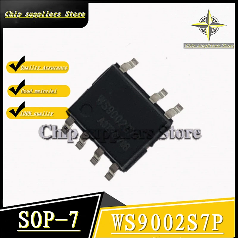 Микросхема драйвера питания для Светодиодный WS9002S7P SOP-7 100 S 9002 шт. 100% | Электронные