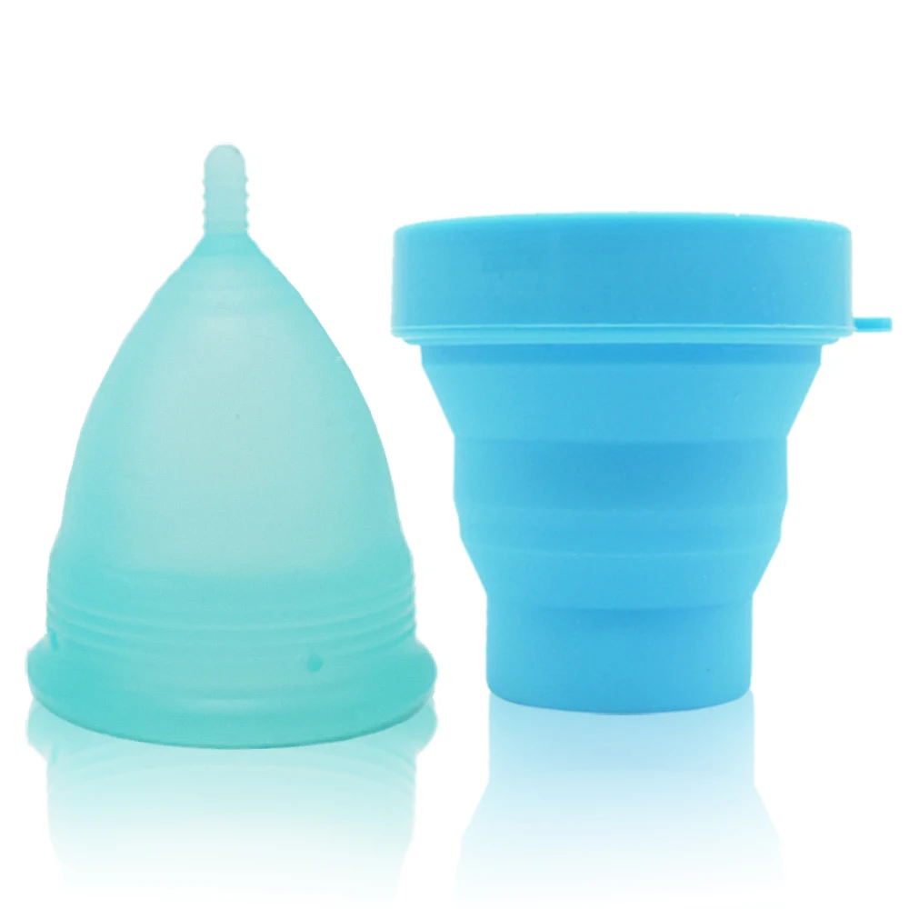 Most Comfortable Menstrual Cups with Sterilizer Cup Foldable Sterilizing Storage Container Copa Beginner | Красота и здоровье