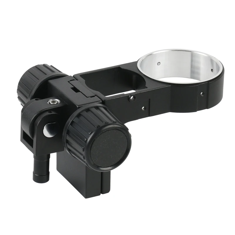 

Double Arm Boom Stand Clip Bracket + Adjustable Diameter 76mm Gear Holder For Binocular/ Trinocular Stereo Zoom Microscope