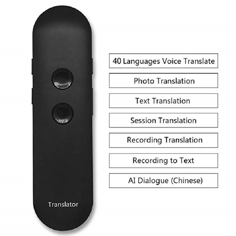 Portable intelligent voice translation the latest version of learning travel business conference 3 in 1 text picture | Электроника