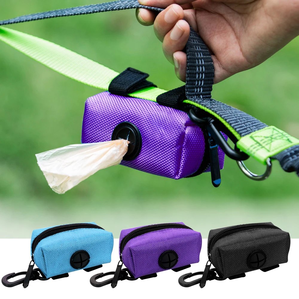 

Portable Dog Poop Waste Bag Dispenser Pouch Pet Puppy Cat Pick Up Poop Bag Holder Outdoor Garbage Bags Organizer Pet Supplies