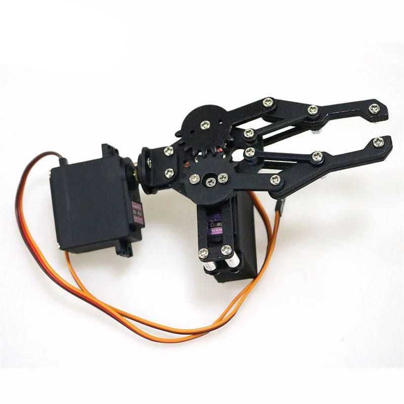 2 DOF металлический рычаг-манипулятор для аксессуаров робота с рулевым механизмом