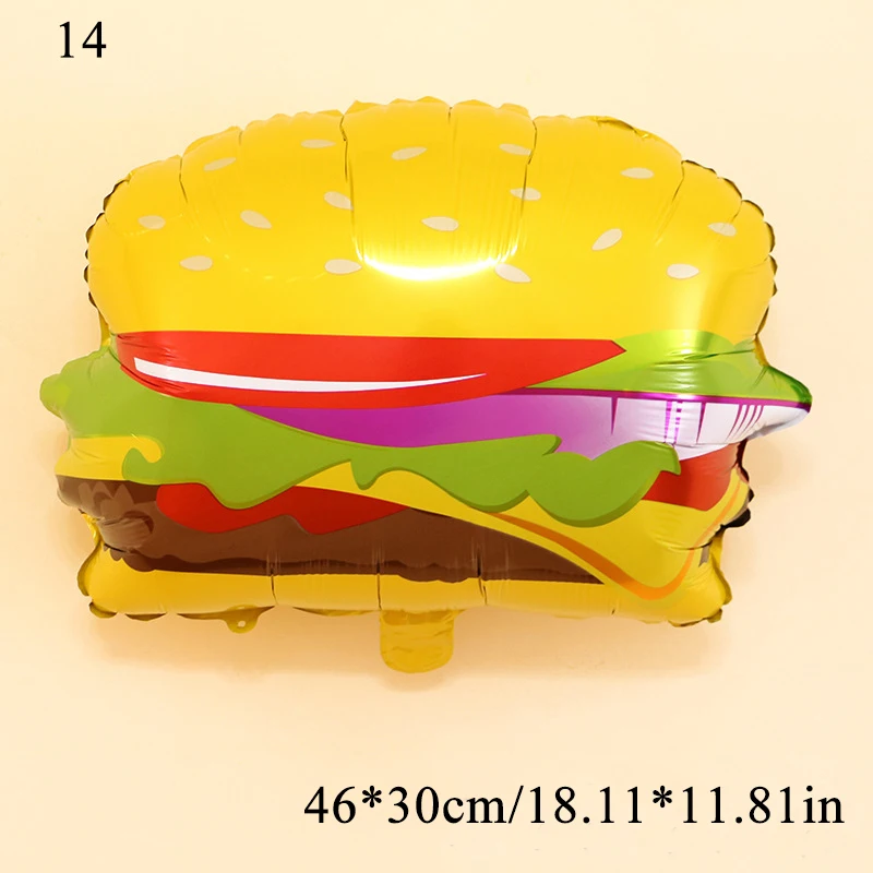 

Donut Digital Foil Balloon Fruit Ice Cream Helium Balloon Birthday Party Decoration Kids Toy Sweet Digital Balloon Show