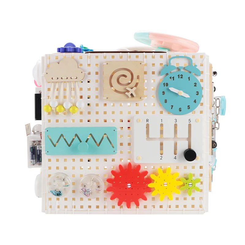 Бизиборд DIY аксессуары материалы доска с отверстиями базовые игрушки для навыков